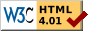 Valid HTML 4.01 Strict,